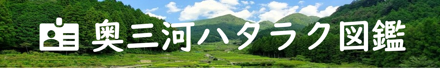 奥三河のはたらく図鑑　バナー